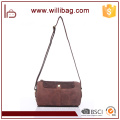 Hotsale Trend Genuine Leather Rolling Messenger Bag